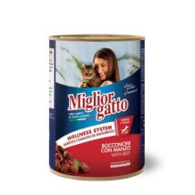 COMIDA GATO MIGLIOR C.VACA LT 405G