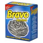 SCOURING PAD BRAVO STEEL INOX MAXI