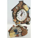 CLOCK RESIN N69557