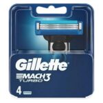 LÂMINAS GILLETTE MACH3 TURBO 4
