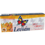 LENÇOS PAP.LEVIAN WHITE PK10