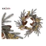 COROA CHRISTMAS (PINHAS)60CM 94357