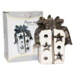 CANDLE HOLDER CERAMICS CHRISTMAS 0234