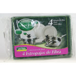 SCOURING PAD SAYMA FIB.VRD.PK4 156