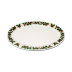 PLATE CHRISTMAS OVAL XS15-12''
