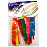 BALLONS ROCK. 9CM(6)+2TUB. 136-CT