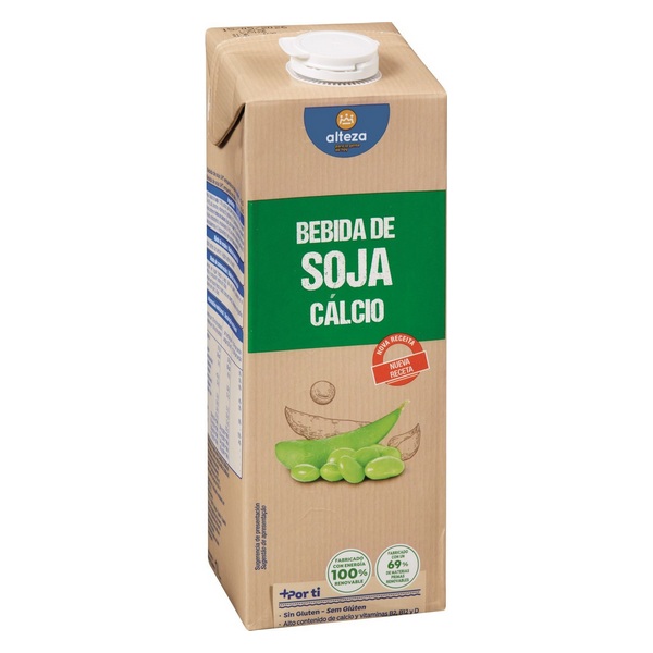 BEBIDA ALTEZA SOJA CALCIO 1L