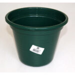 VASE BELL GREEN PLAST.20CM