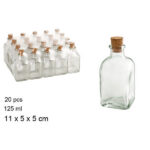 BOTTLE GLASS C/R.125ML 102795