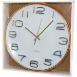 WATCH WALL RED.33CM 24592