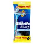MACHINE GILLETTE BLUE 3 SMOOTH 6