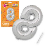 BALLON DEC.PRATA C/V.N8 68461