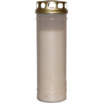 CEMETERY CANDLE 80LL 80/24 WHITE