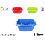 BACIA PLAST.QUAD.8L 102961