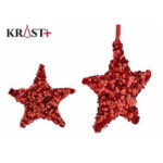 ADORNMENT CHRISTMAS STAR VERM.96684