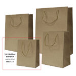BAG PAPER 18X10X23 KRAFT RECI