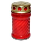 CEMETERY CANDLE GLASS LA 2K