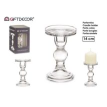 CASTIÇAL GLASS BALL 14CM 78825