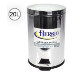 BUCKET C/PEDAL INOX 20L 58842