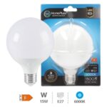 LIGHT BULB H/P.GLO.LED E27-15W 6000K