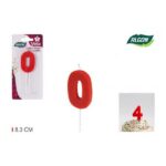 CANDLE ANIVERSARIO VERM.N0 74947