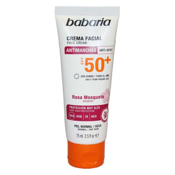 CREME BABARIA FAC.ROSA 50+ 75M CREME BABARIA FAC.ROSA 50+ 75M