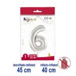 BALLON DEC.PRATA C/V.N6 5938-6