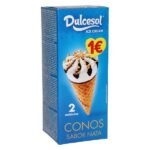 ICECREAM DULCESOL CONE CREAM 2X70G