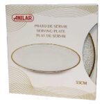 DISH SERVIR GLASS 33CM GSH 4