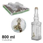 BOTTLE GLASS C/R.800ML 107968