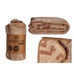 BLANKET RASCH.BEGE 220X240 34943