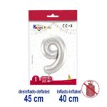 BALLON DEC.PRATA C/V.N9 5938-9