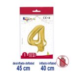 BALLON DEC.OURO C/V.N4 5939-4