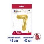 BALLON DEC.OURO C/V.N7 5939-7