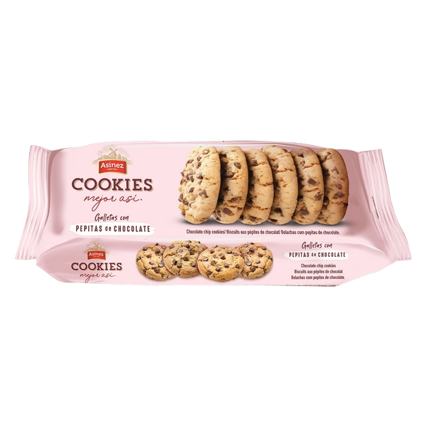 BOLACHAS ASINEZ COOK. PEP.CHOC.120G