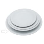 DISH RASO CANTINA WHITE 24CM