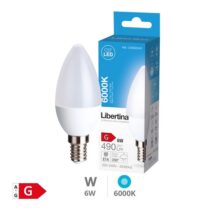 LAMPADA LIB.VELA LED E14-6W 6000K
