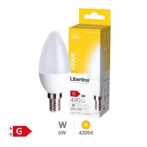 LAMPADA LIB.VELA LED E14-6W 4200K
