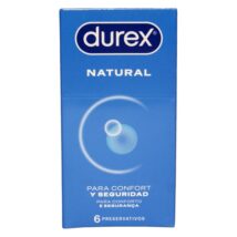 PRESERVATIVOS DUREX NATURAL 56MM 6UN