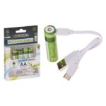 BATTERY POWERF.REC.AA BL4 C/CABO