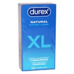 CONDOMS DUREX NATURAL XL 12