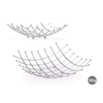 FRUIT BOWL METAL CROM.QUAD.11401