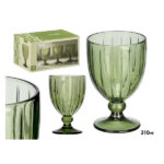 GLASS WINE GREEN 31C CJ6 12406