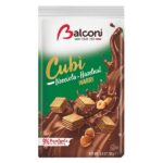 WAFFERS BALCONI CUBI HAZELNUT 250G