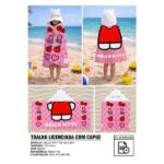 TOALHA PONCHO H.KITTY 70X140CM