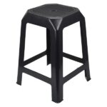 STOOL PLAST.PRETO 70000040