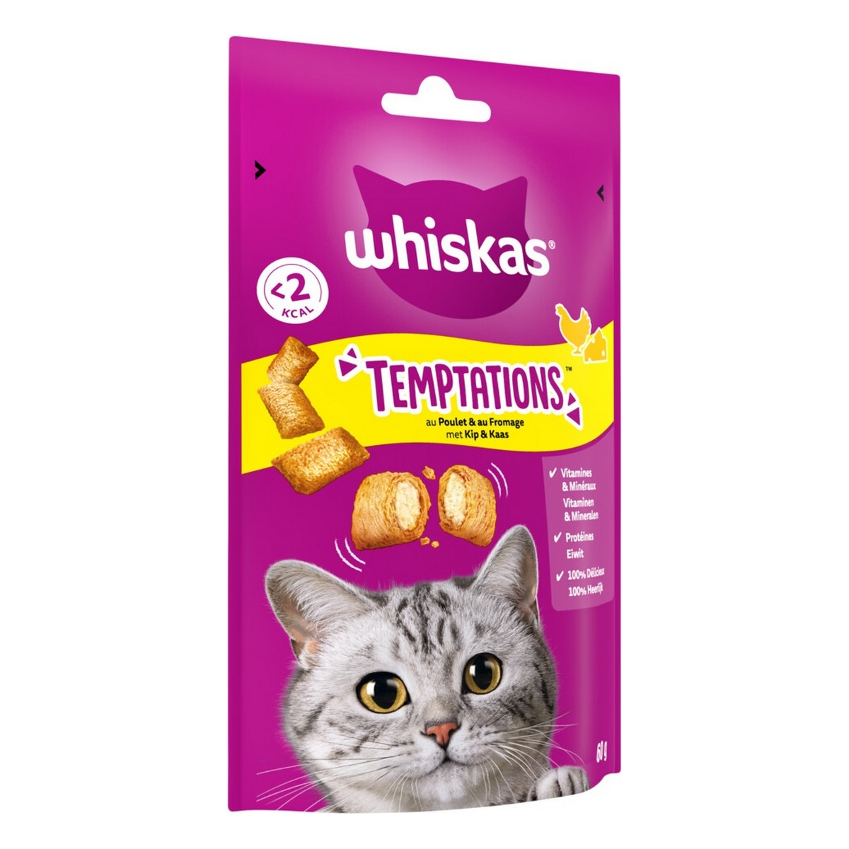 WHISKAS TEMPT. FRANGO&QUEIJ. 60G WHISKAS TEMPT. FRANGO&QUEIJ. 60G