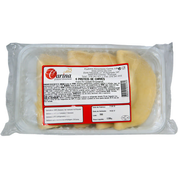 PASTEL CHAVES CARINA 4UN 300G