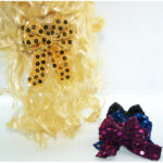 HAIR BARRETTE BOW C/BRILH.CH-246